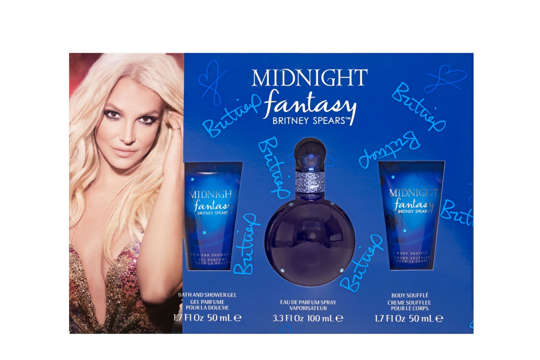 Britney Spears Midnight For Women Eau De Parfum 100ML Set