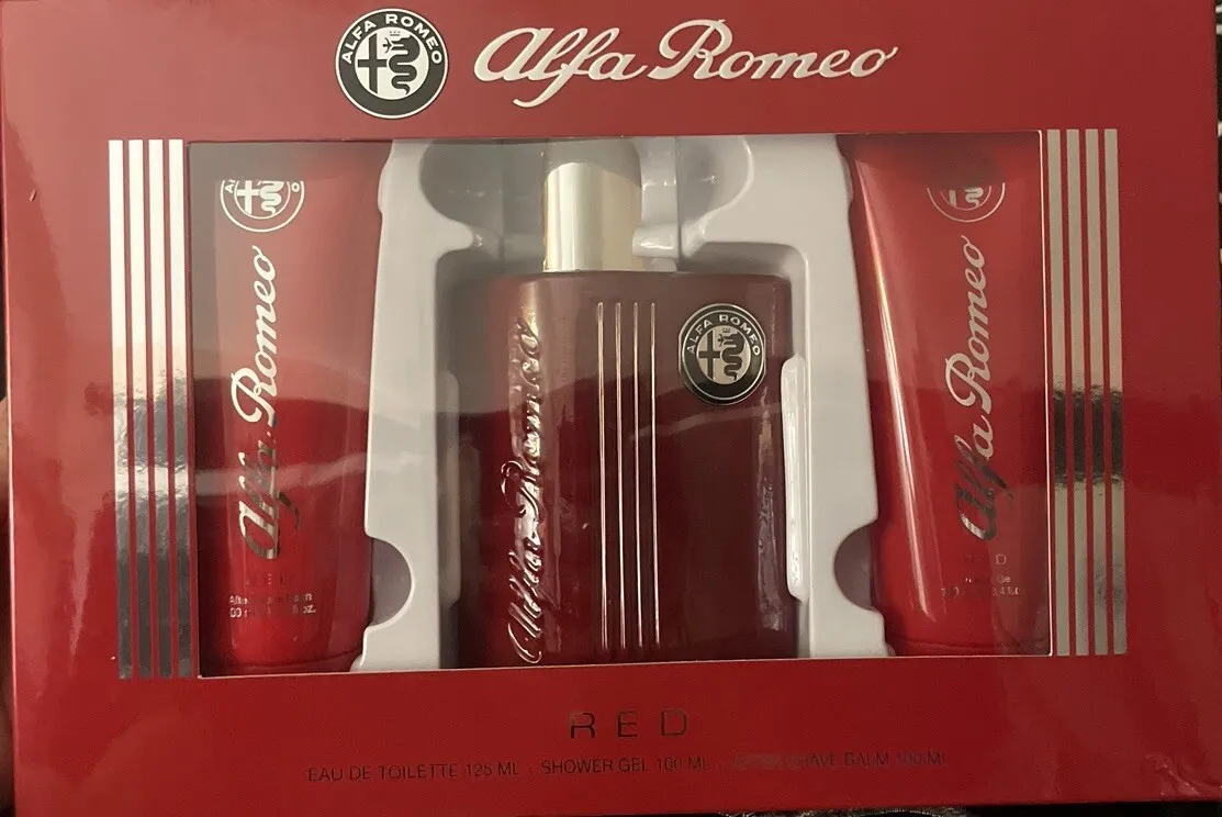 Alfa Romeo RED GIFT Set Edt 125ML + S Gel 100ML  + A. S. B. 100ML